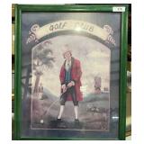 Golf club large frame with glass