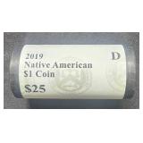 2019 D US Mint Native American Coin Sacagawea