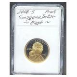 2008 S Sacagawea Proof Dollar Eagle