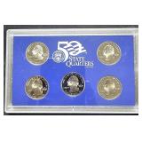 2006  Proof Set 50 State Quarters Set 5Coins