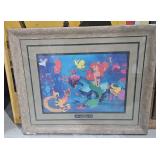 Large Disney little mermaid artwork 35x29