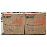 2 Boxes Honeywell Maximum Earplugs w/ Cords