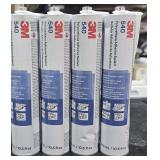 3 lots (4) 3M 540 polyurethane adhesive sealant