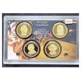 2008 S US Mint Proof Presidential $1 Dollar 4 Coin