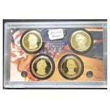 2010 S US Mint Proof Presidential $1 Dollar 4 Coin