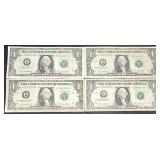 4Lots 1ea Series 2003 Star Federal Reserve $1