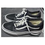 Vans Old Skool Black & White Shoes sz 8 Men
