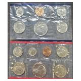 1981 P&D Mints Uncirculated Set 6 Coins