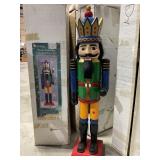 4.5 Ft large standing wooden nutcracker king #2