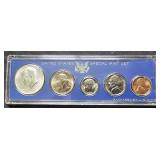 1966 US Mint Special Mint Set  5 Coins