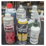 Assortment of miscellaneous fluids