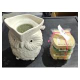 Electric Scenty diffuser, Owl shaped  w/ wax