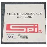 Steel thickness gage 25