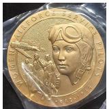 3"  Bronze Token w/ Stand   1942-1945 Women in