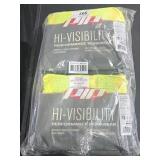 Bag w/ 5 Hi-Visibility Mesh/Solid Surveyors Vest