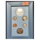 1987 US Mint Prestige Proof Set 5 Coins & 1