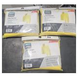 3 Lots Safety works 2 pc Rain Suit (2) sz L (1) XL