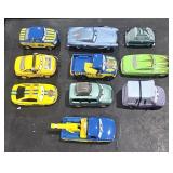 Toy "Cars" on Hang Tags and Bag of Cars