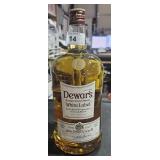 DEWARS, white label Scotch whiskey