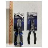 Mini bolt cutters, and slip joint pliers