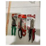 (3) metal, cutting tools, and scissors