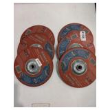 (2) lots of 3 metal grinding wheel 7 inch