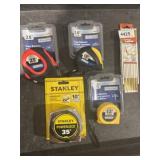 35ï¿½, 25ï¿½, 16ï¿½, 12ï¿½ Tape Measure & Wood Rule