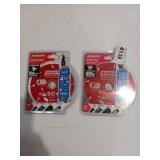 (2) diamond metal cut off disc 5 inch