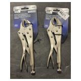 2 10ï¿½ Curved Jaw Locking Pliers