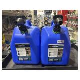 (2) 5 Gal. Gasoline Container
