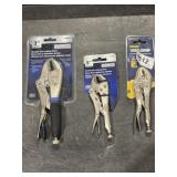 2 5ï¿½ Locking Pliers & 7ï¿½ Straight Jaw locking