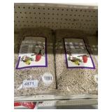 (2) bags, sunflower, meat birdseed