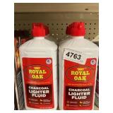 Six jugs of Royal Oak charcoal lighter fluid