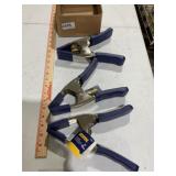 (3) Irwin Clamps