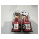 (2) Double Flute Straight Bit 2X$
