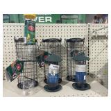Assortment of birdfeeders