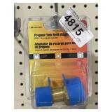 Propane tank refill adapter, 2