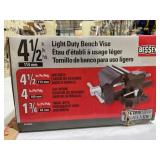 4 1/2 inch light duty bench vice