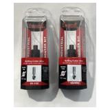 (2) 1/2 inch slotting cutter arbor