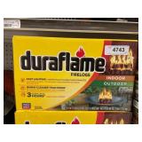 (2) lots 1 box Duraflame fire logs