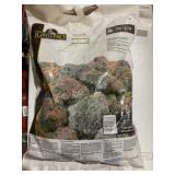 (2) lots two bags, grill, pro lava rocks