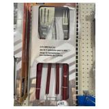Three-piece barbecue tool set