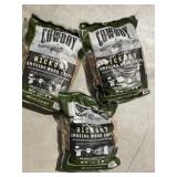 (4) bags, cowboy Hickory wood chips