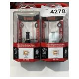(2) three wing slotting cutters fits 1/4 and half
