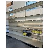 Gondola rack with shelves