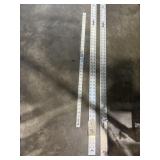 2 Johnson 48ï¿½ & 36ï¿½ Metal Rulers