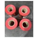 4 Rolls of Red/Black Danger