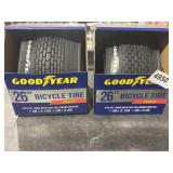 (2) 26ï¿½ Bicycle TiresHighest
