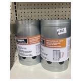 Two chimney charcoal starters