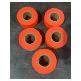 5 Rolls of Orange Flo Tape
